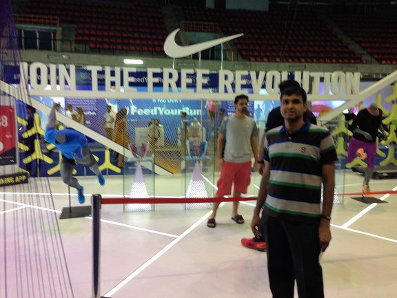 Big fan of Nike! Nike stall at Get Active Expo 2016