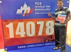 My Bib number for TCS 10K on display at Get Active Expo 2016